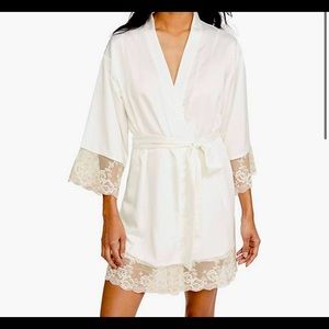 Flora Nikrooz Bridal Robe with Lace